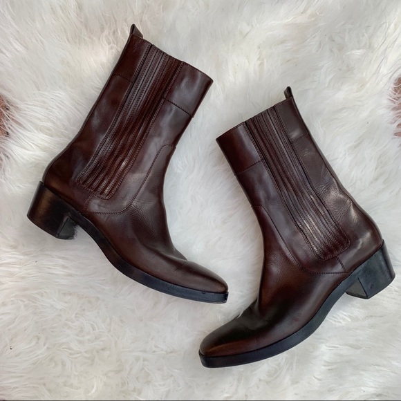 ✨SOLD✨Balenciaga Square Toe Ankle Boots - Picture 1 of 8